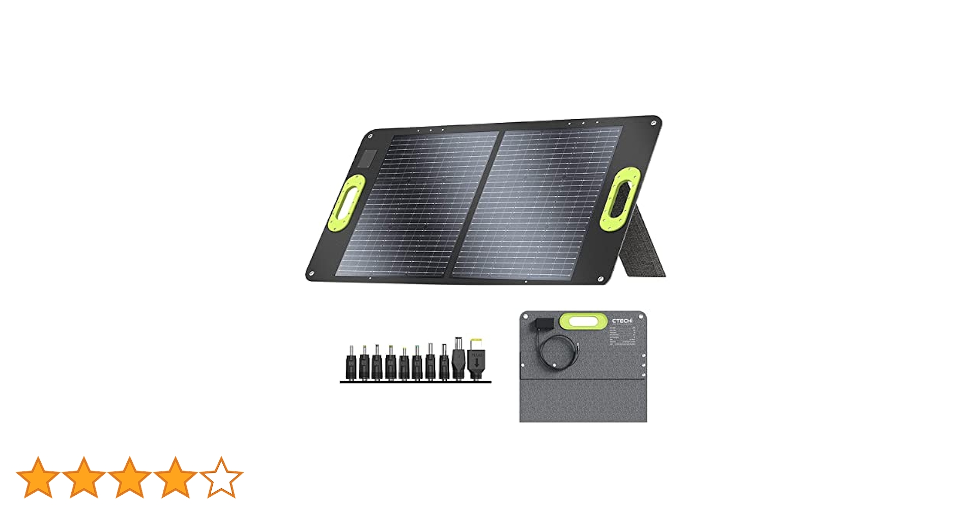 Amazon | CTECHi ソーラーパネル 100W 折りたたみ式 最新型ETFE